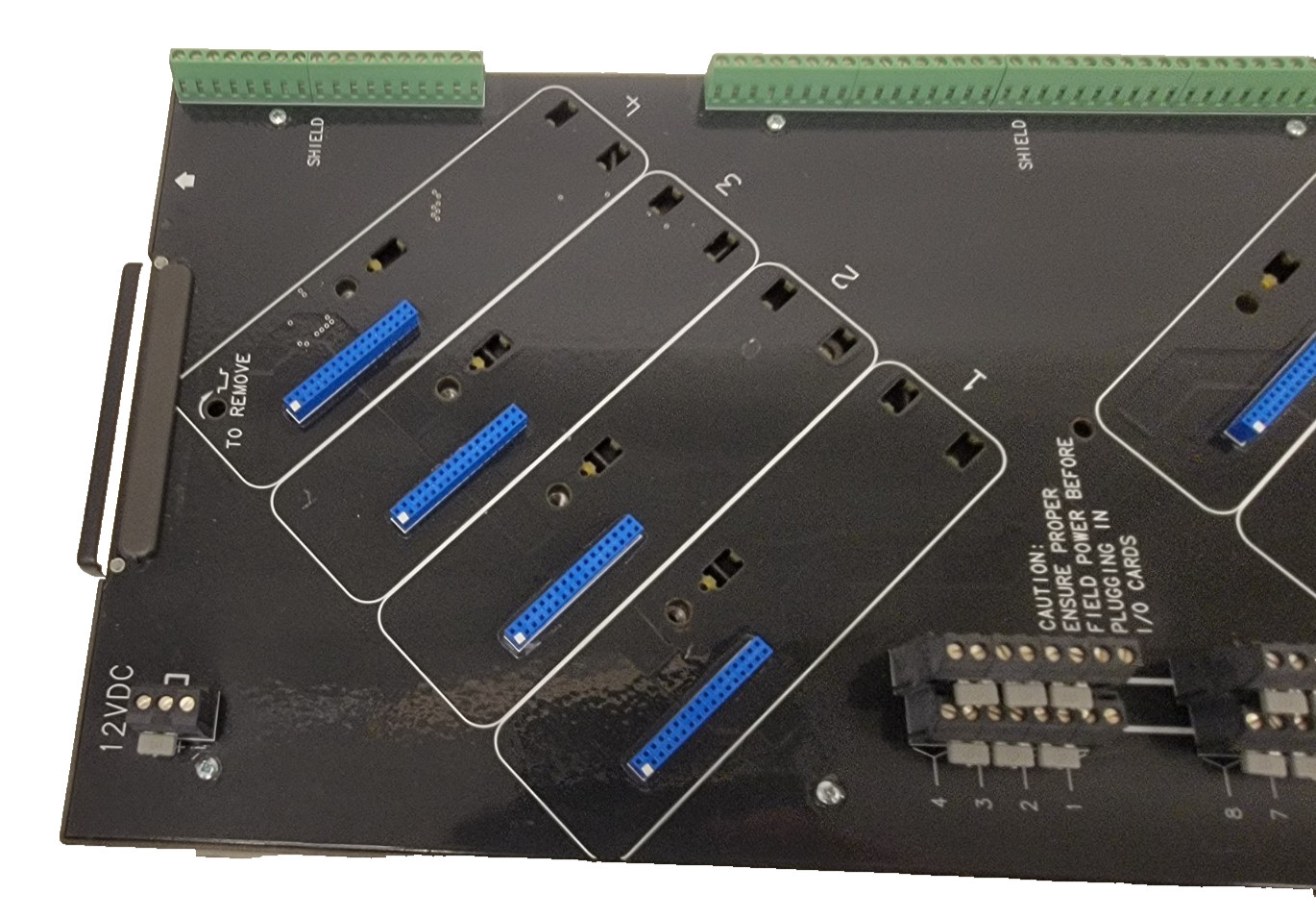 New Open Box Emerson KJ4003X1-BA1 8-W VerticalPLUS I/O Carrier Left