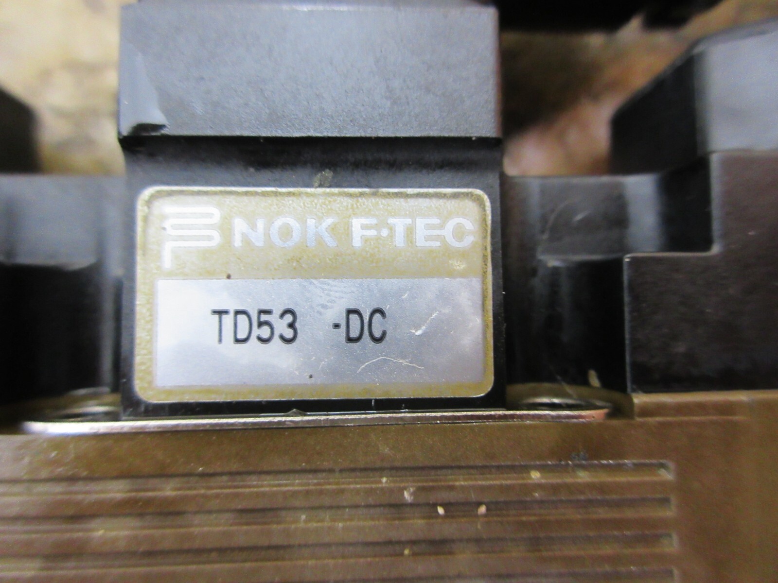 NOK F.TEC SOLENOID VALVE KIWA EXCEL 510 COLT CNC TD53-DC DC24V