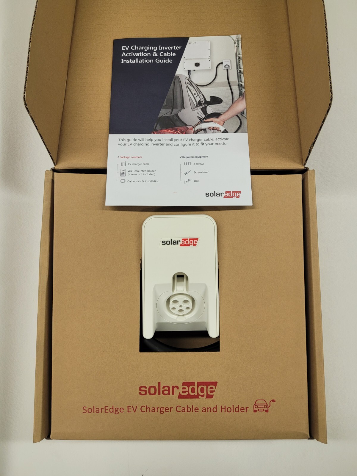 SolarEdge HD-Wave SE-EV-KIT-25J40-2 Charging Cable, CABLE ONLY