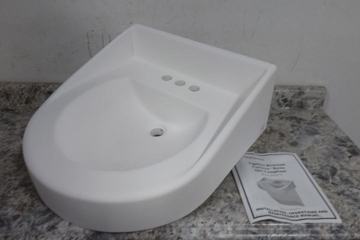Bestcare WH3775-09 14-1/2 x 12-1/2 In Bowl Size Healthcare Basin w/out Faucet