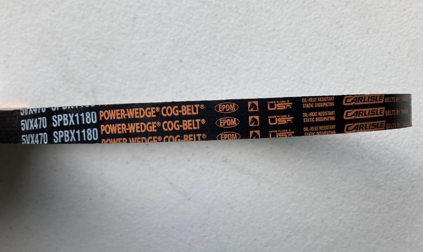 Timken Carlisle 5VX470 Power-Wedge Cog V Belt USA Made