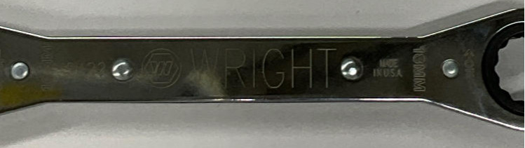 Wright Tool 9422 18mm x 16mm 12-Point Ratcheting Box Wrench