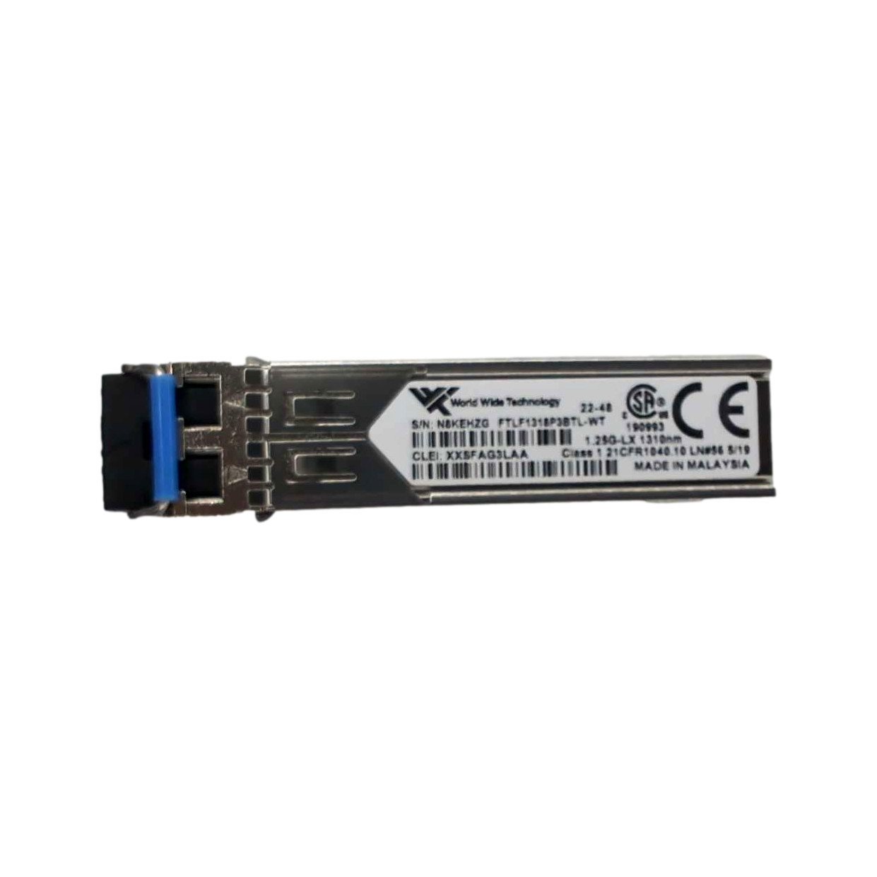 FTLF1318P3BTL-WT: 1.25G-LX SFP Transceiver Module
