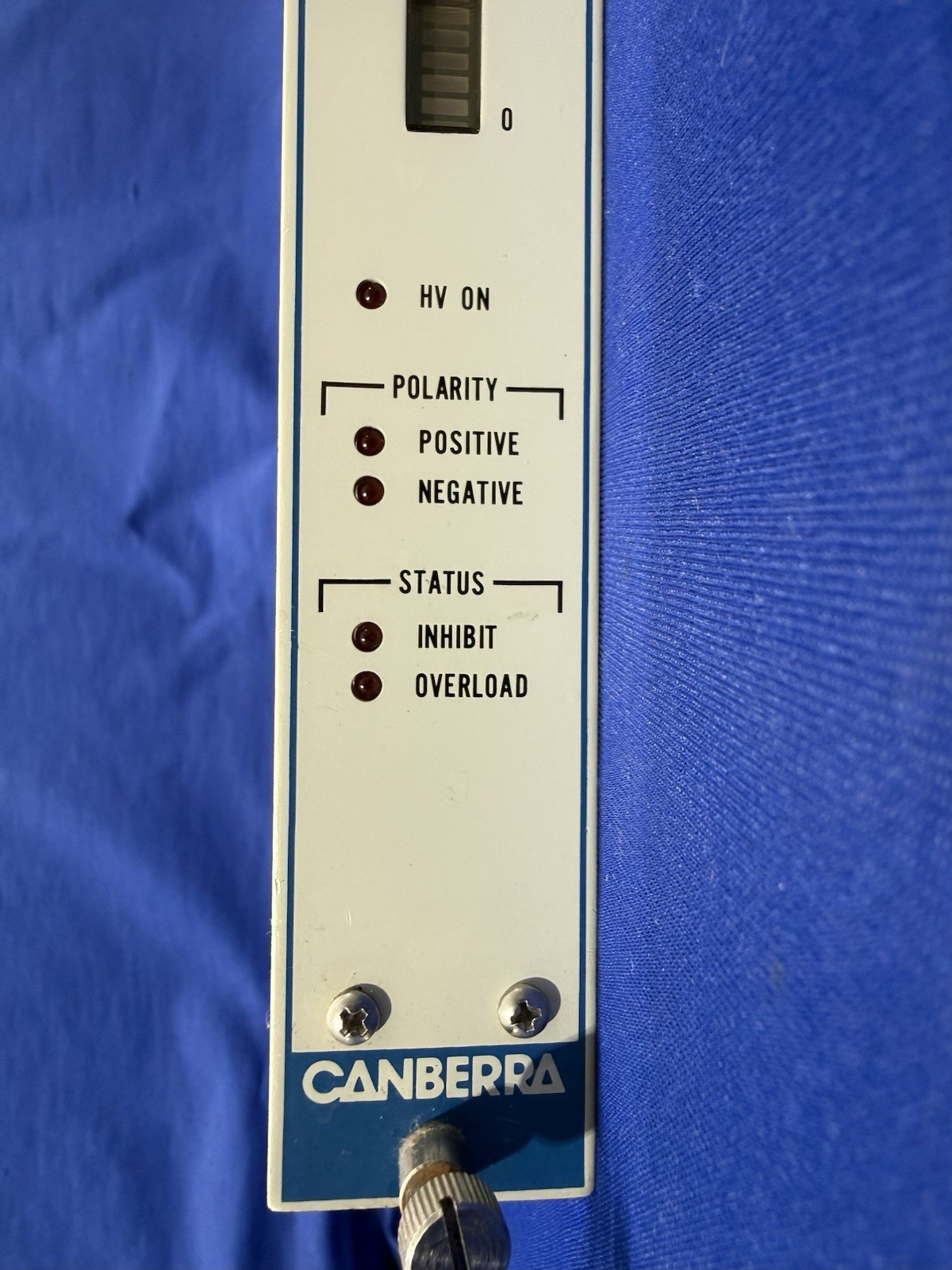Canberra 9645 ICB HV Power Supply Nim Module H.V.P.S. – Red Light – Module Only