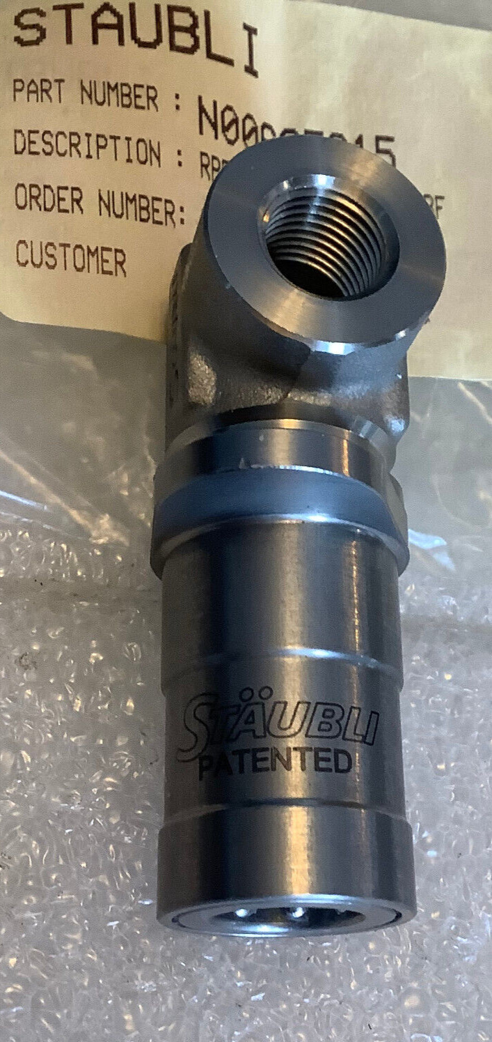 STAUBLI N00625915 QUICK CONNECTOR *NEW*