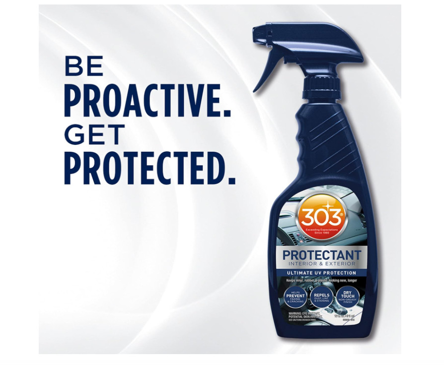 303 Products Automotive Protectant Spray – Helps Prevent Fading & Cracking, Repe