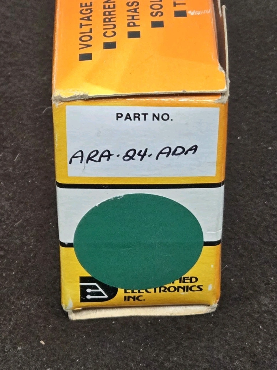 NEW ATC Diversified Electronics ARA-24-ADA Alternating Power Relay, DPDT 10A 24V