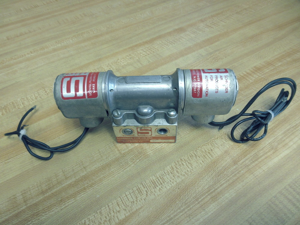 Schrader 31500-8110 Double Solenoid Valve W/Pow-Air-Pac 315008110