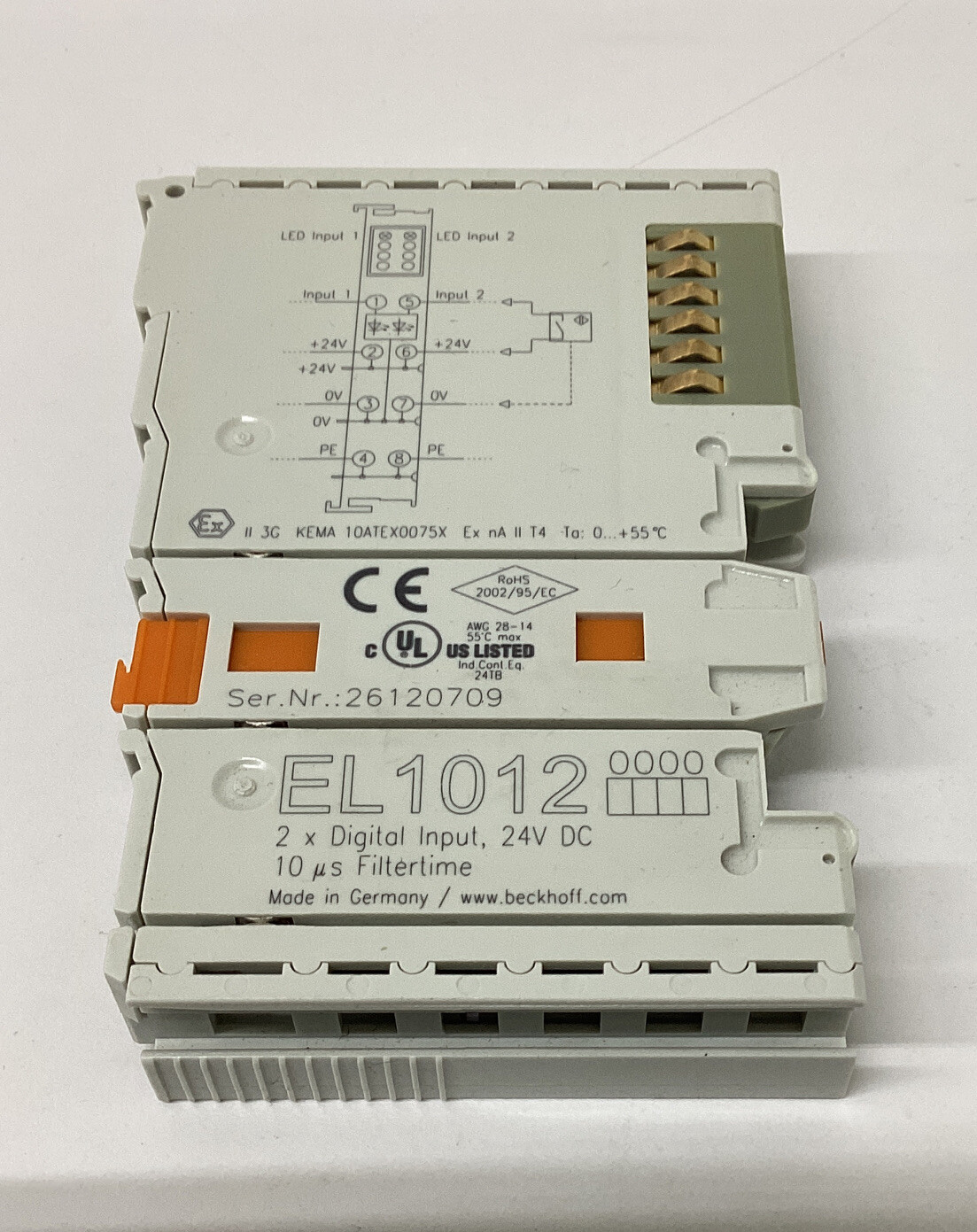 Beckhoff EL1012 Digital Input PLC Module