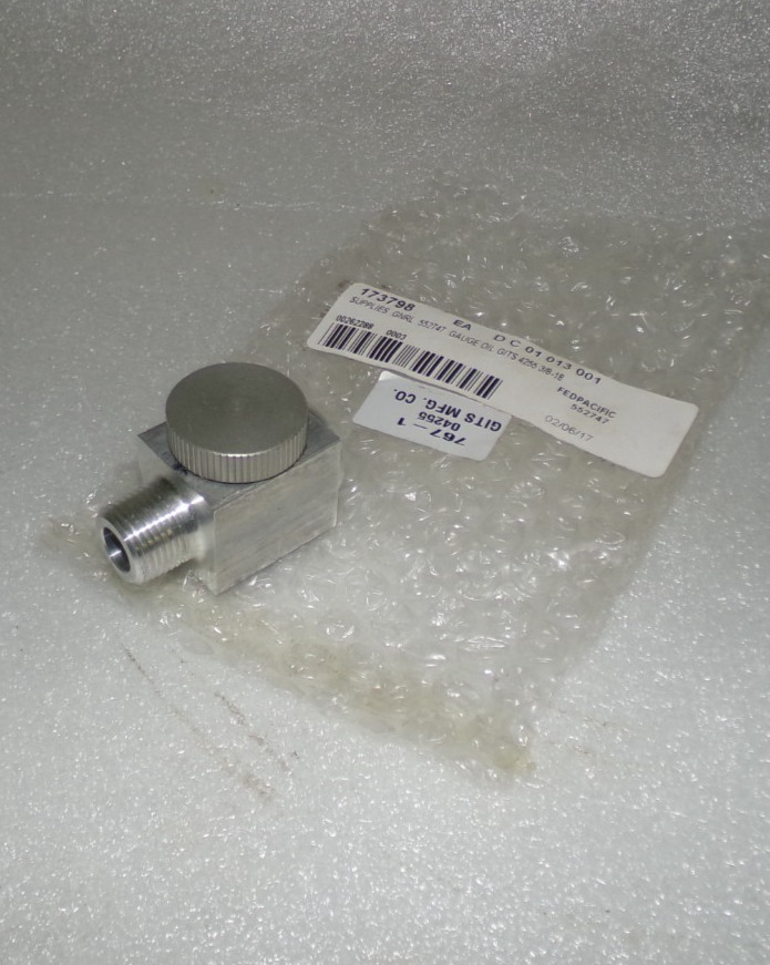 Gits 04255 Vapor-Tight Porthole View Gauge 3/8-18 Thread Aluminum NEW