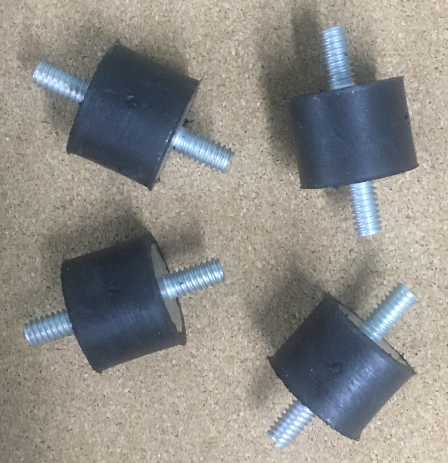HARLEY Battery Box Oil Tank Mounts Replaces 62563-65 MADE IN THE USA SET OF 4