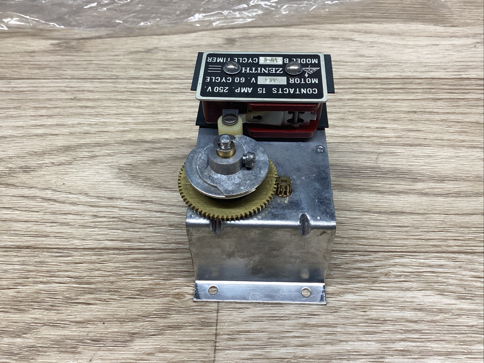 ZENITH MODEL B 1 CYCLE TIMER 15 AMPS 250V #800F130*CO