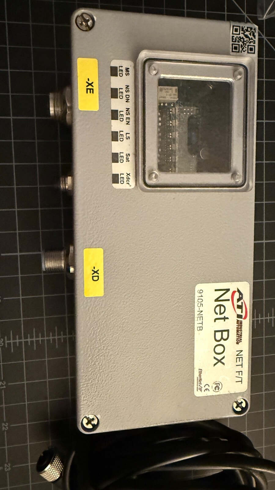 ATI US-15-50 Gamma Force/Torque Sensor w/ ATI NetBox 9105-NETB NET F/T -Complete
