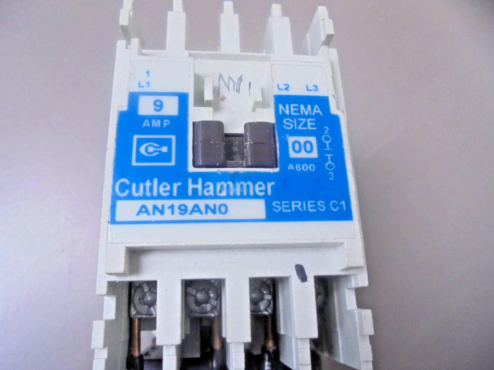 Cutler-Hammer AN19AN0 Motor Control Starter / C440 Relay