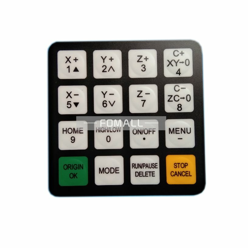 DSP engraving machine four axis four linkage handle RichAuto-A18 Button film