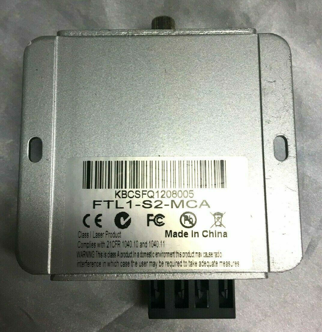 KBC Fiber Optic Transceiver FTL1-S2-MCA Working Free Shipping