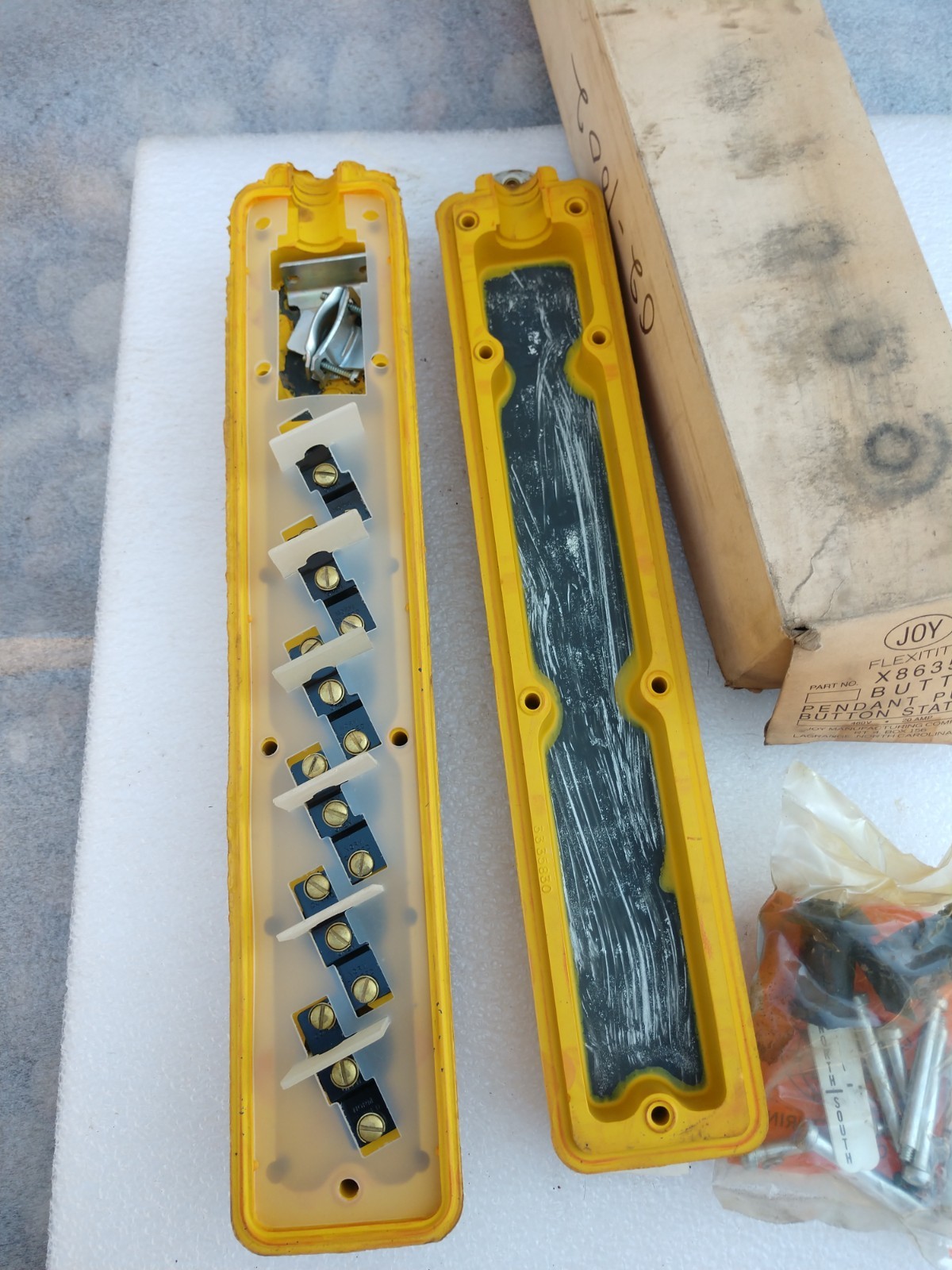 Joy Flexitite X8635 6 button crane control pendant BRAND NEW NOS