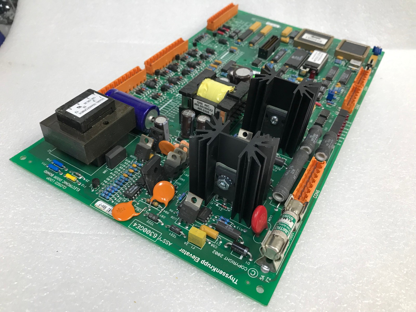 ThyssenKrupp Elevator 6300GE4 Rev. F, G Electronic Door Board