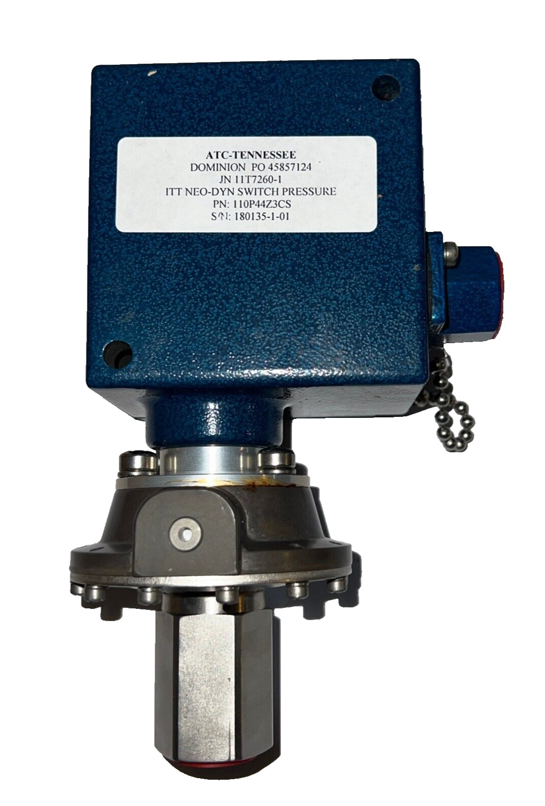 ITT NEO-DYN 110P44Z3CS ADJUSTABLE PRESSURE SWITCH