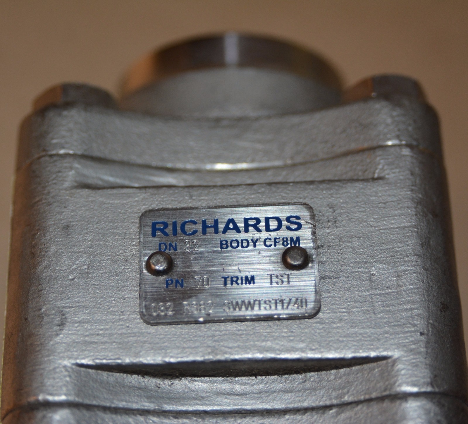RICHARDS KEYSTONE 1.25″ DN32 032 R382 SWWTST1/40 PN70 ball valve CF8M/TST NEW