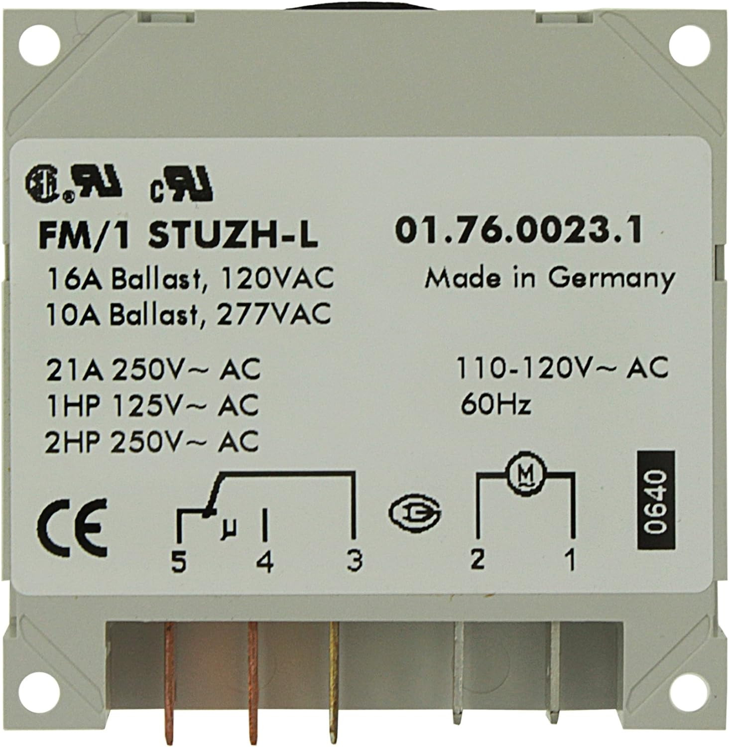 Grasslin by FM/1 Series 24-Hour Timer STUZH-L with Manual Override