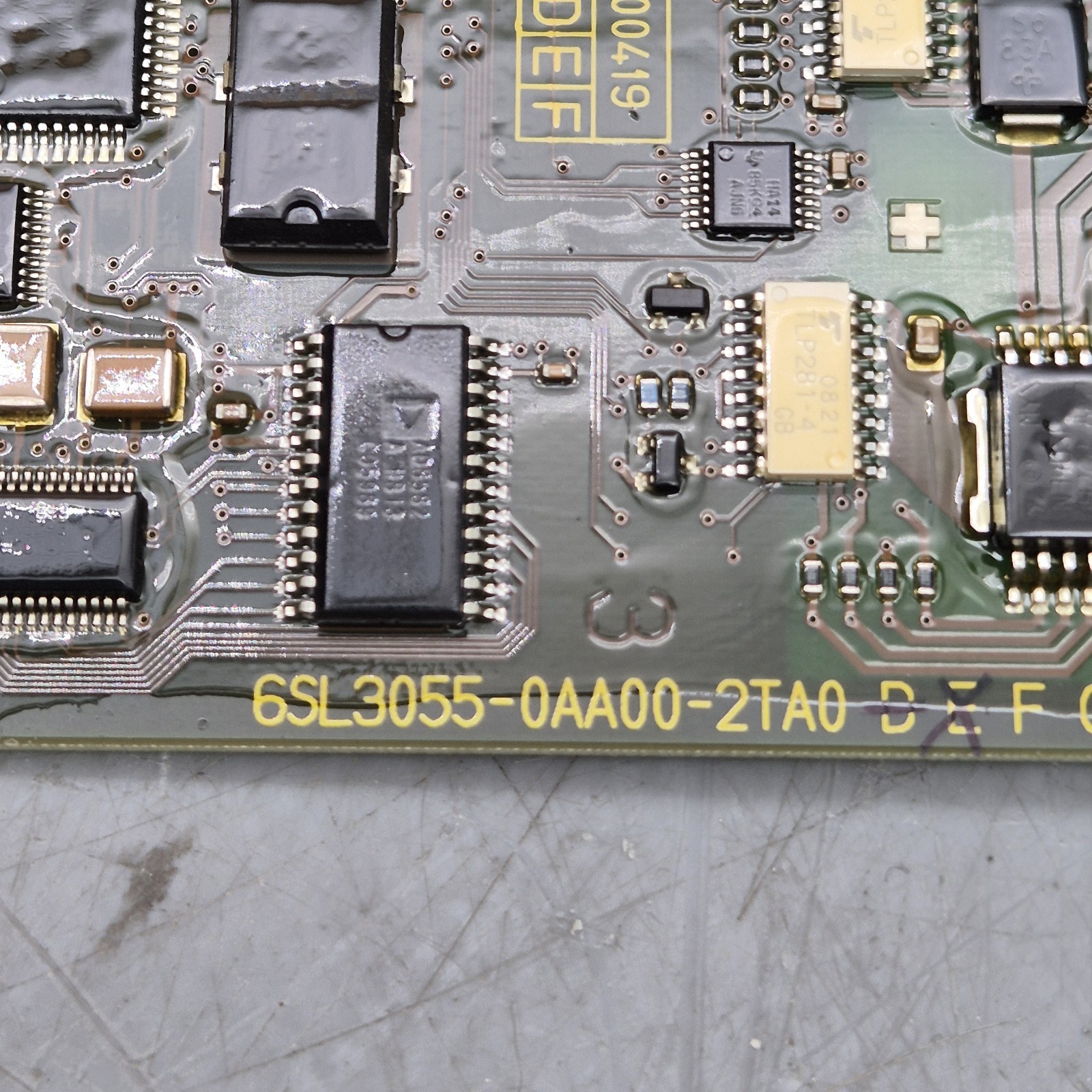 SIEMENS 6SL3040-0MA00-0AA1 + 6SL3055-0AA00-2TA0 + 6SL3054-0CF00-1AA0 VERSION:F