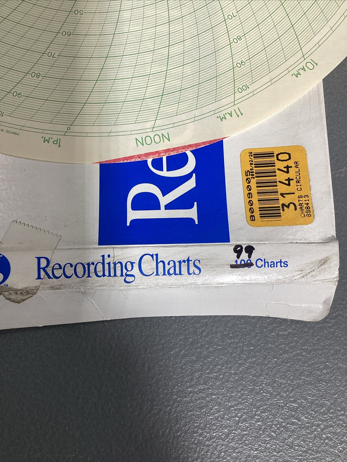 Graphic Controls PN-00236000 Recording Charts To Fit Foxboro 898413 (99 Charts)