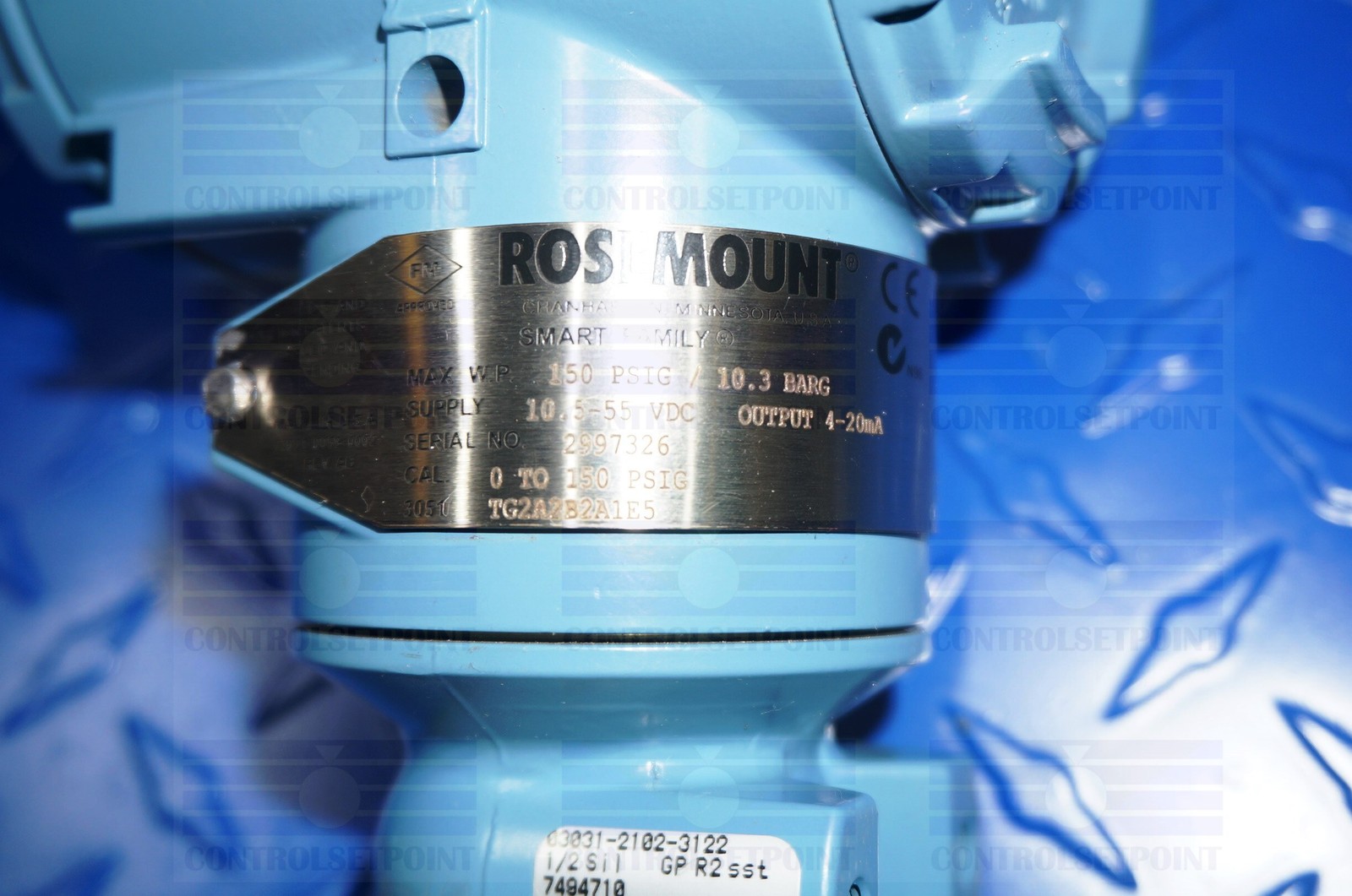 EMERSON ROSEMOUNT 3051TG2A2B2A1E5 PRESS TRANS 3051TG2 ITEM 97326