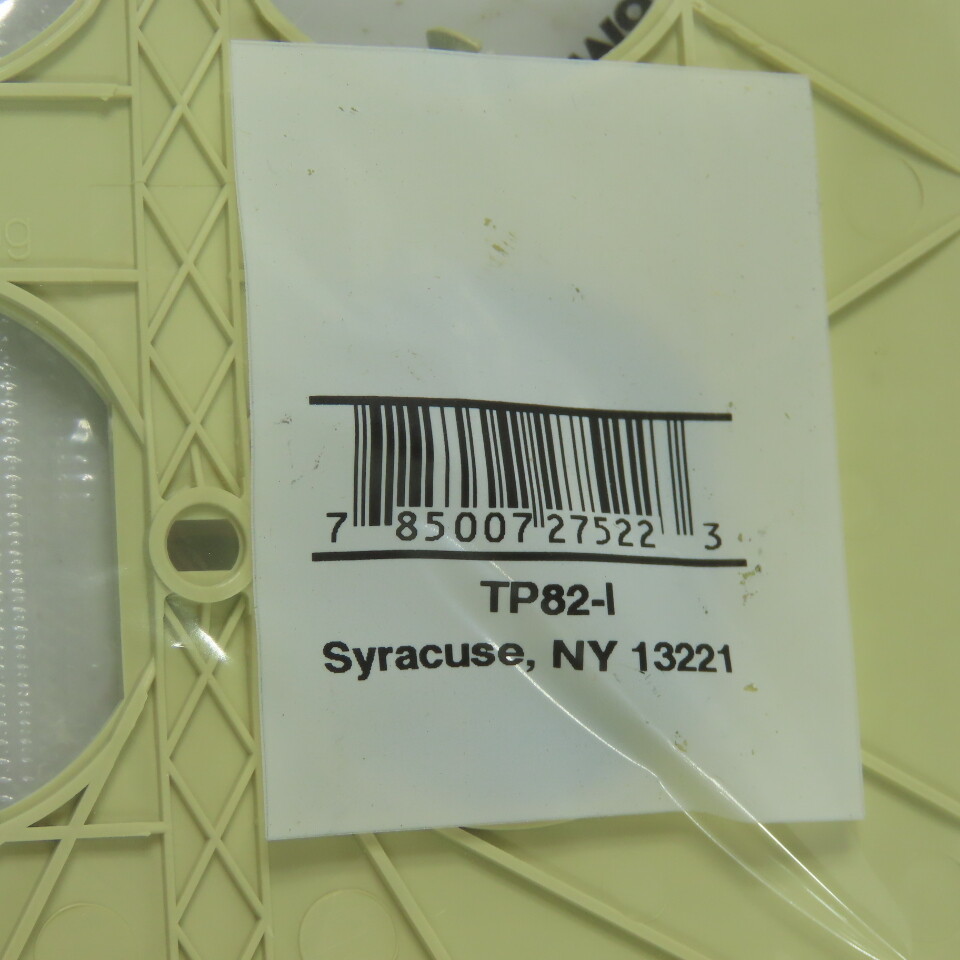 Pass & Seymour TP82-1 Ivory 2 Gang Duplex Wall Plate Switch Cover Lot Of 15