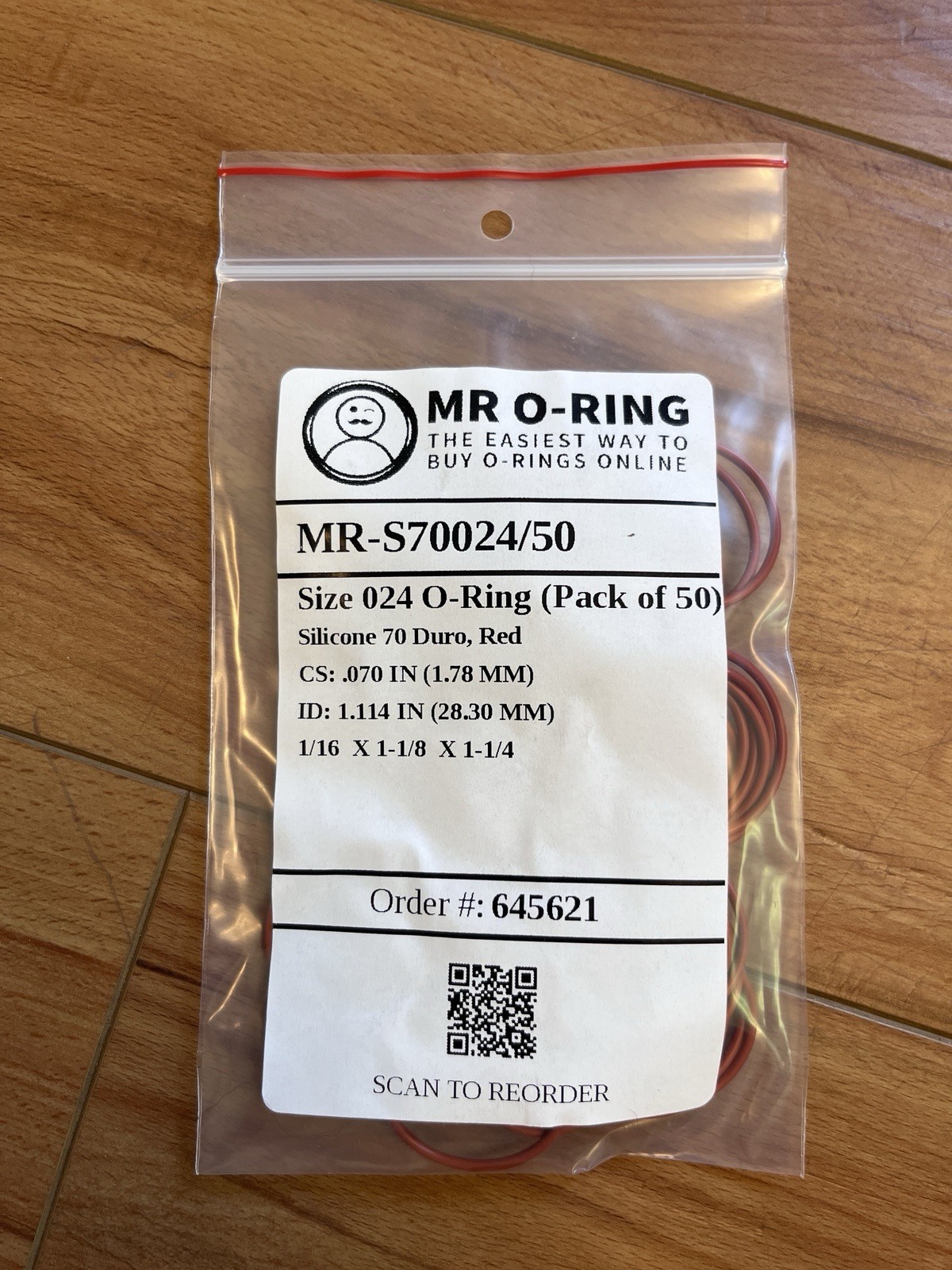 Mr. O-Ring Lot — 7 bags of assorted o rings