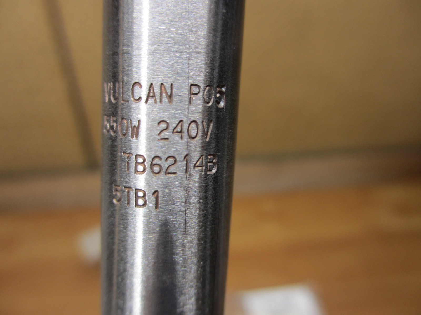 Vulcan TB6214B (LOT OF 2) *NEW* Swaged Cartridge Heater 550W 2E918 KLJ