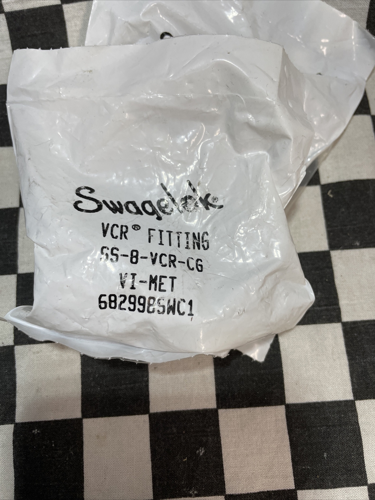 Swagelok SS-8-VCR-6-DM SS-8-VCR-9 SS-8-VCR-CP SS-8-VCR-P, SS-8-VCR-CG SS-8-VCR-1