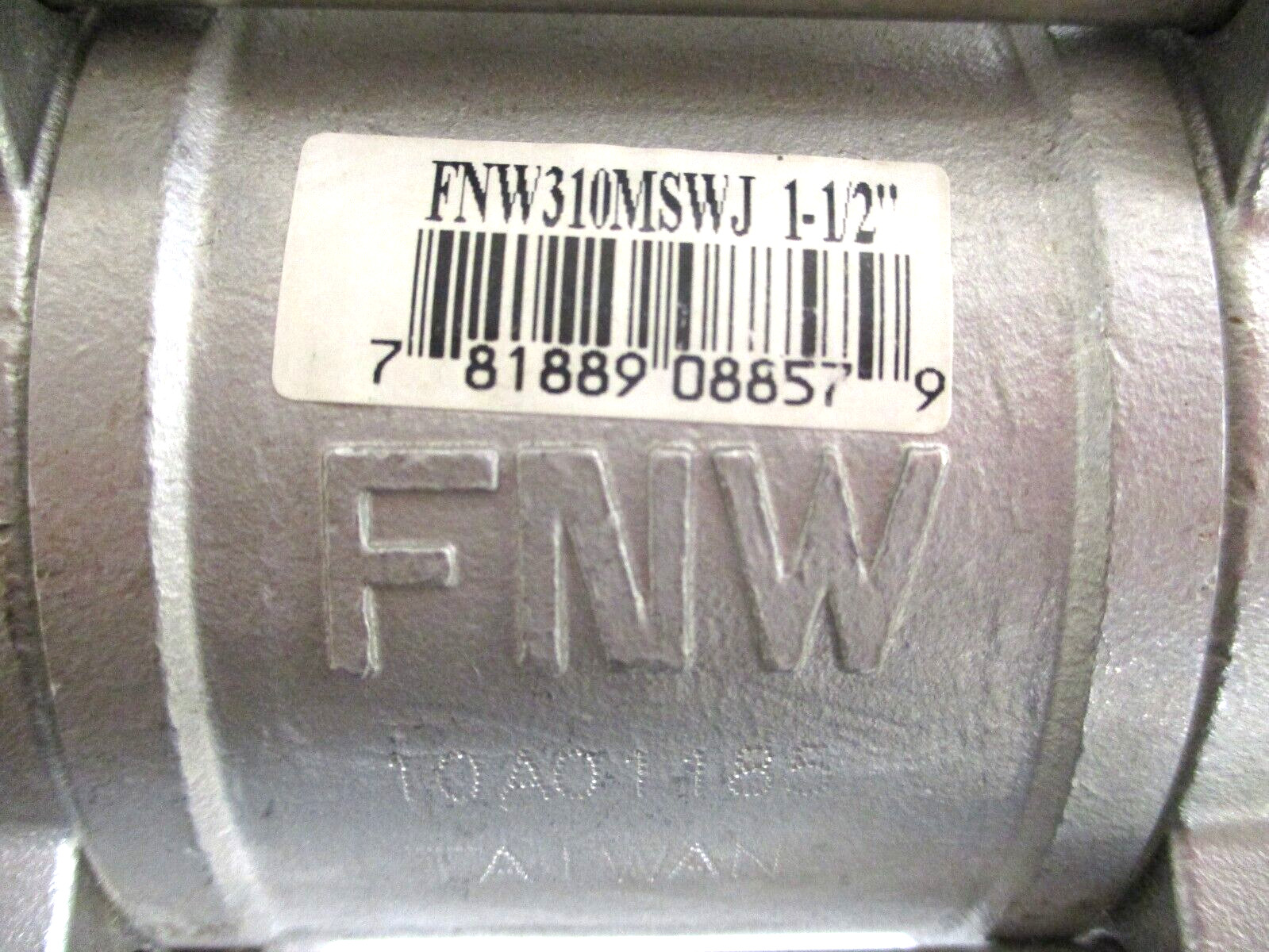 FNW , 310MSWJ , 1-1/2″ SOCKETWELD CF8M BALL VALVE , 1000 WOG , SURPLUS