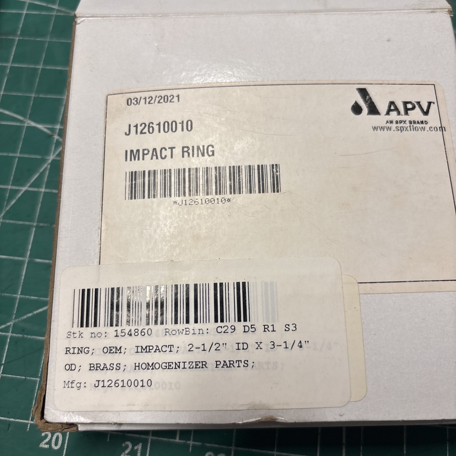 SPXFLOW Genuine Parts J12610010 IMPACT RING