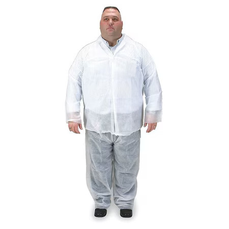 Condor 2Ktr8 Disposable Pants, Polypropylene, 35 G/Sq M, Serged, Open Ankle,