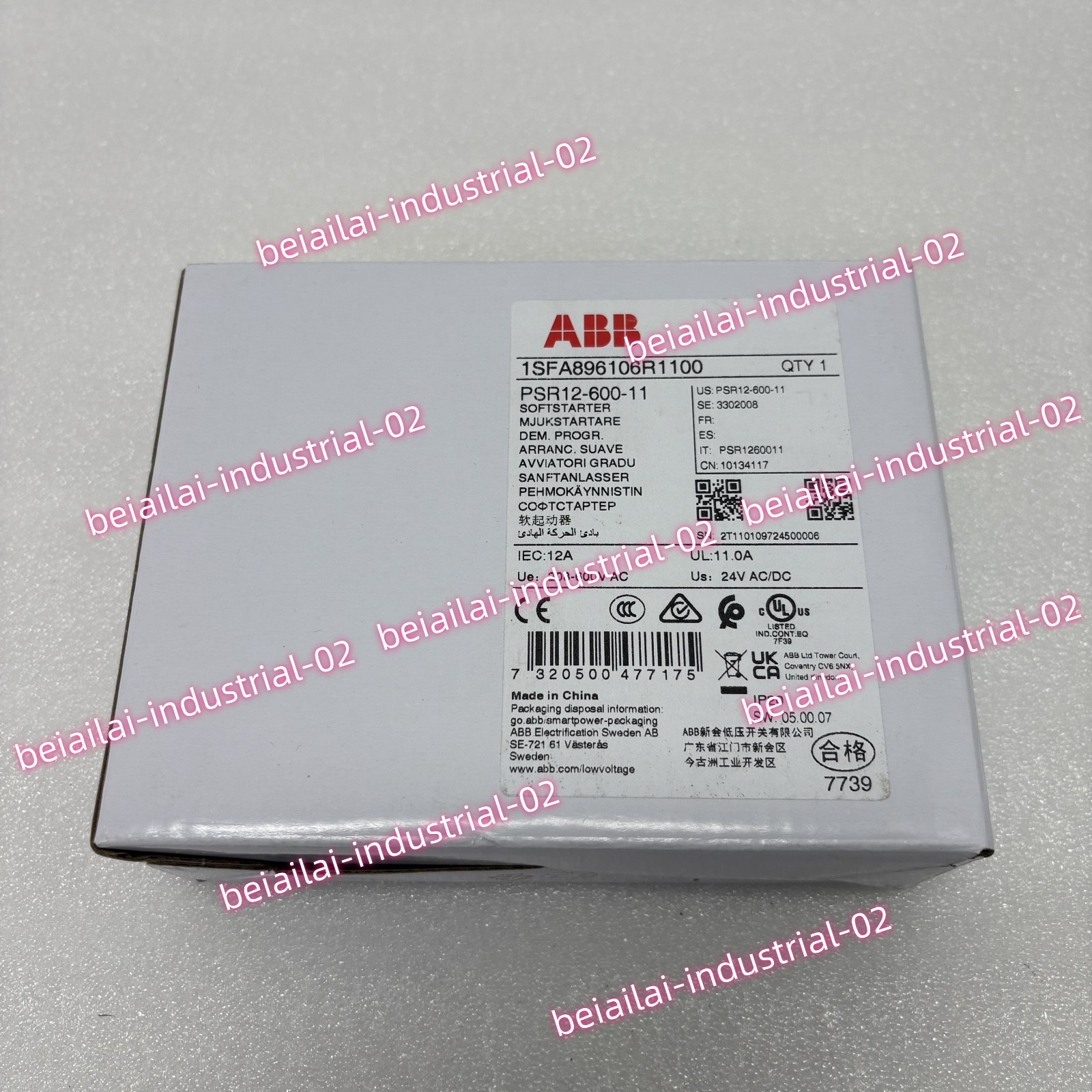 ABB Soft Starter PSR12-600-70#1pcs new in box