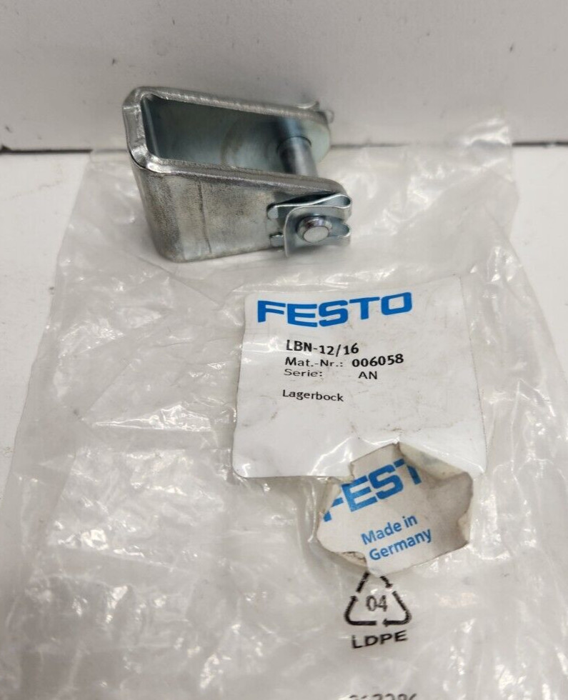 NEW OLD STOCK! FESTO CLEVIS FOOT MOUNTING LBN-12/16