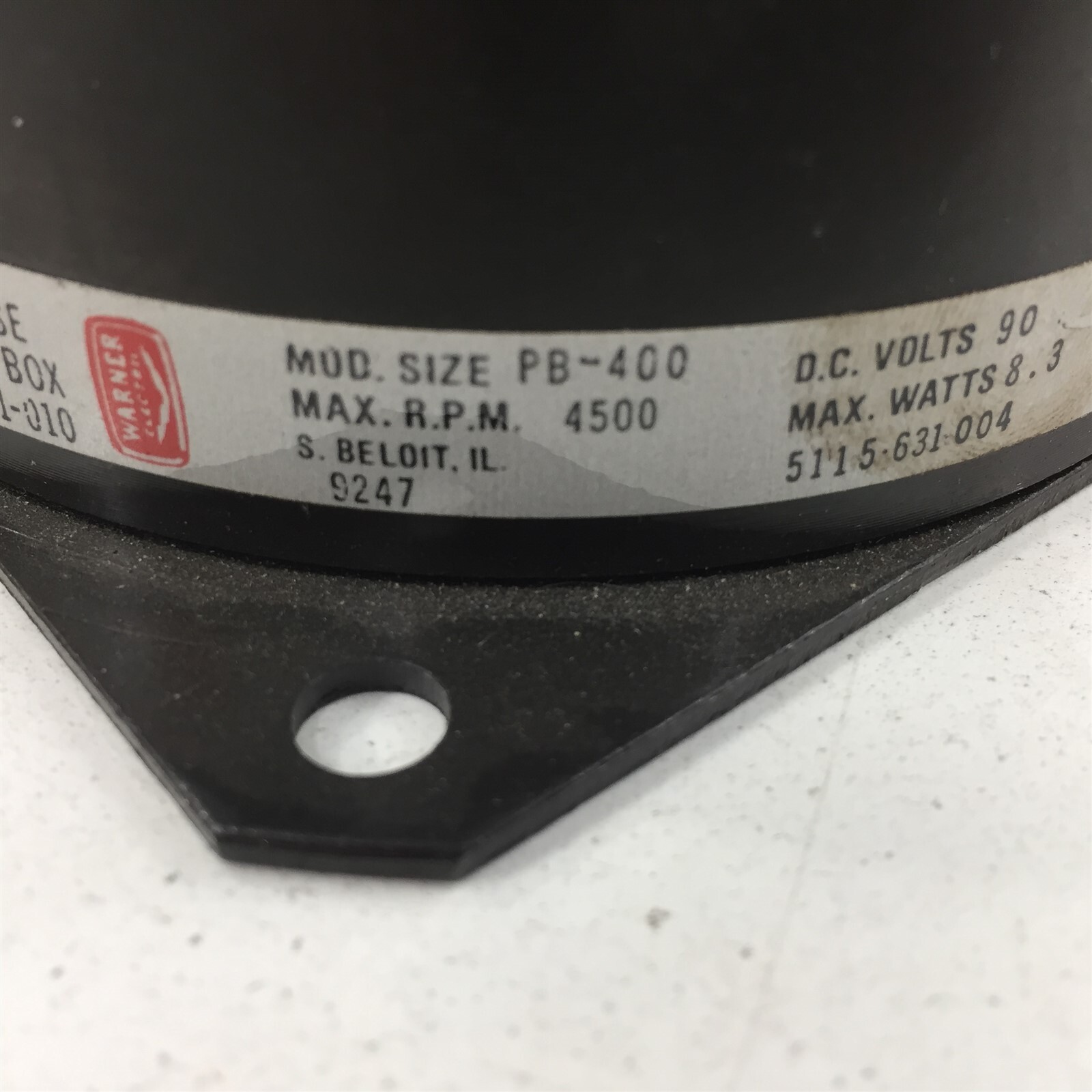 Warner Electric Brake 90V for PB-400 5115-631-004