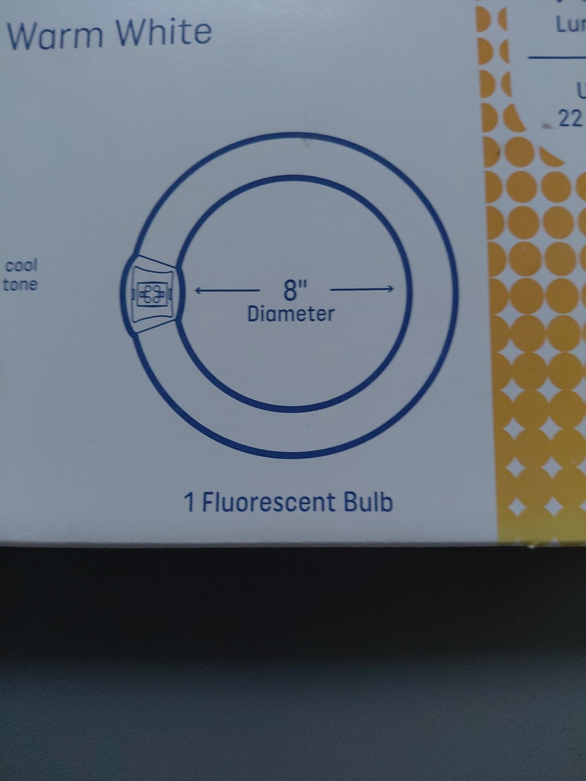 GE Lighting FC8T9/KB Circline Fluorescent Lamp 8″ 22W 3000K Warm Natural Light