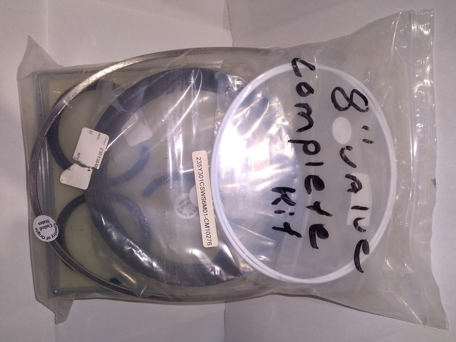 COO F00623589K 8″ VALVE COMPLETE KIT 235Y301CSWS6M01-CM10276 ‘MISSING PARTS’