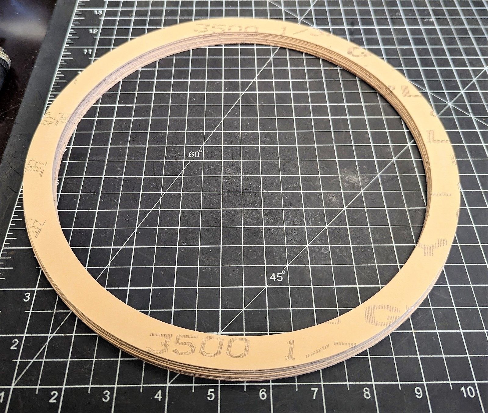 (10 PACK) 9.449” ID X 10.748” OD Ring Gasket GARLOCK GYLON 1/32” Thick [C4S2]