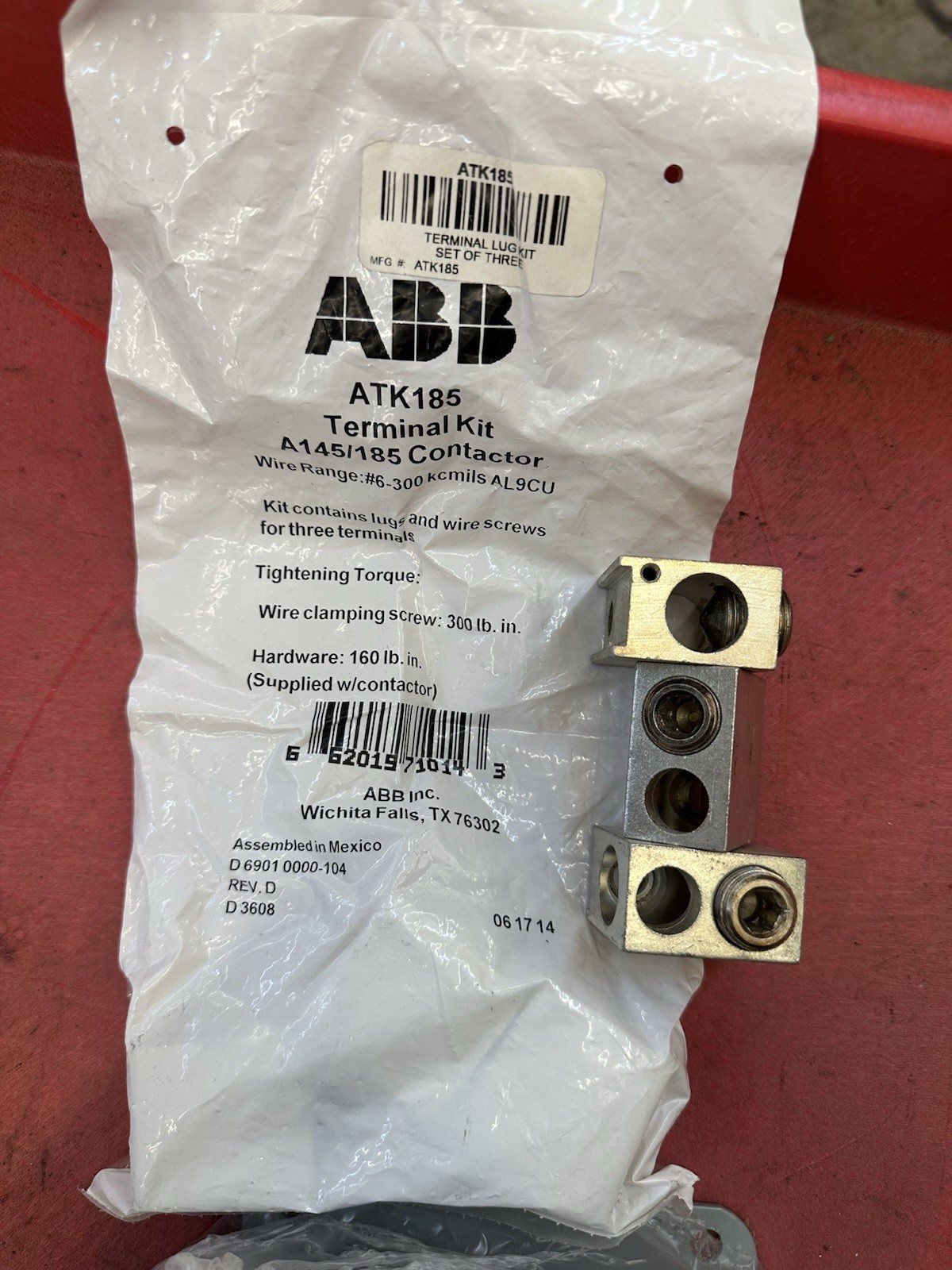 ABB ATK185 ABB-SOFTSTARTERS-LV – ACCESSORIES SPECIFIC TO PSE