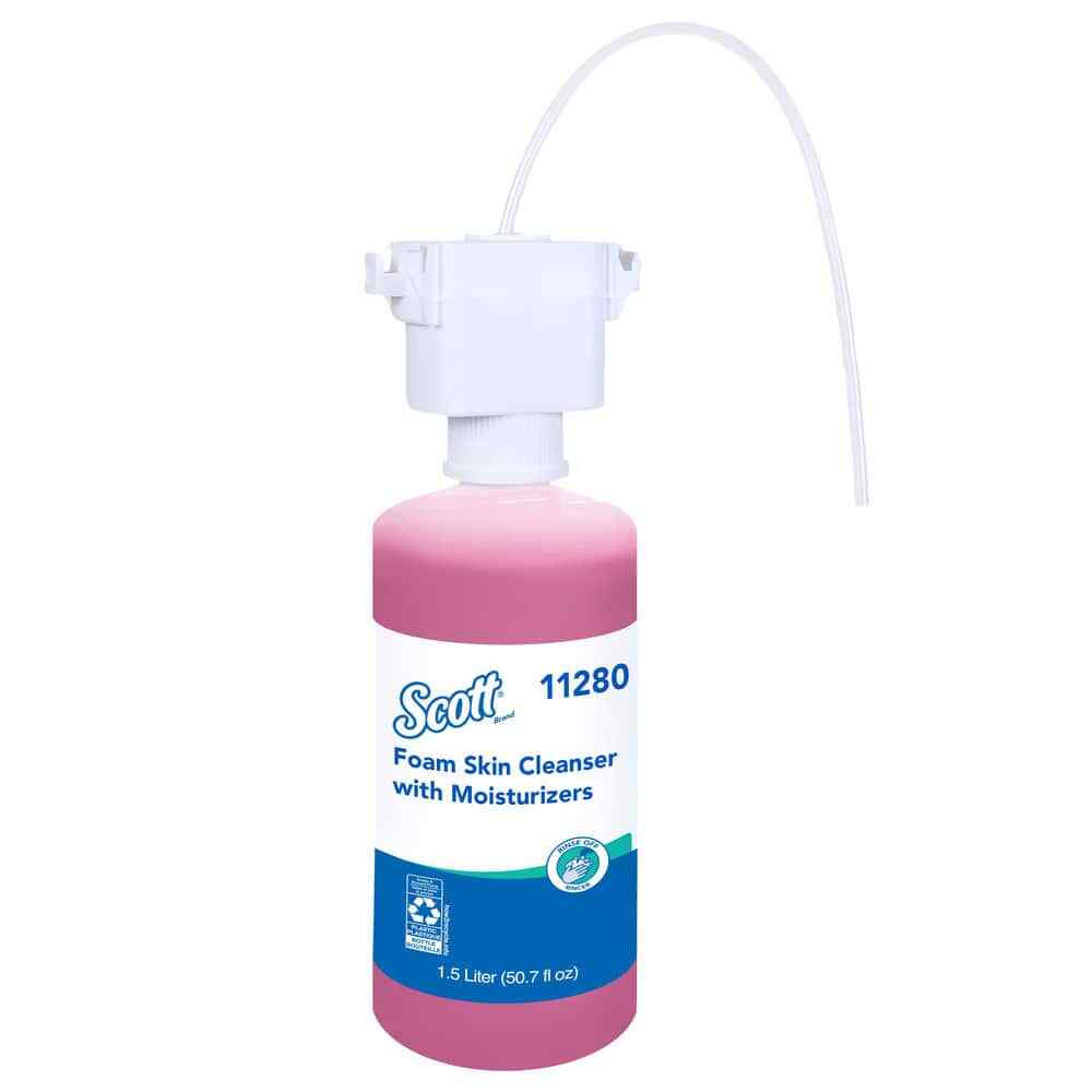 2 Pack Scott Hand Cleaner: 1,500 mL Dispenser Refill, Foam, Pink, Floral Scent