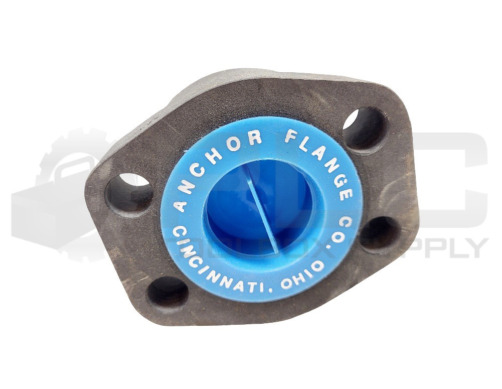 NEW ANCHOR FLANGE CO. HYDRAULIC FLANGE, 4-BOLT W/ GASKET W/ SCREWS