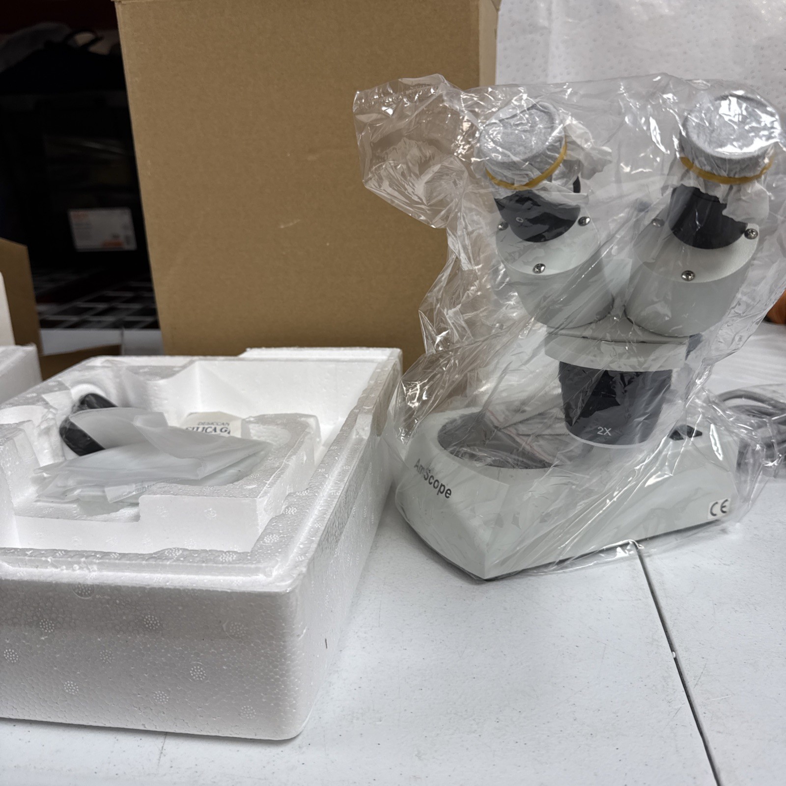 AmScope Series 120 Multi-Lens Binocular Stereo Microscope *READ*
