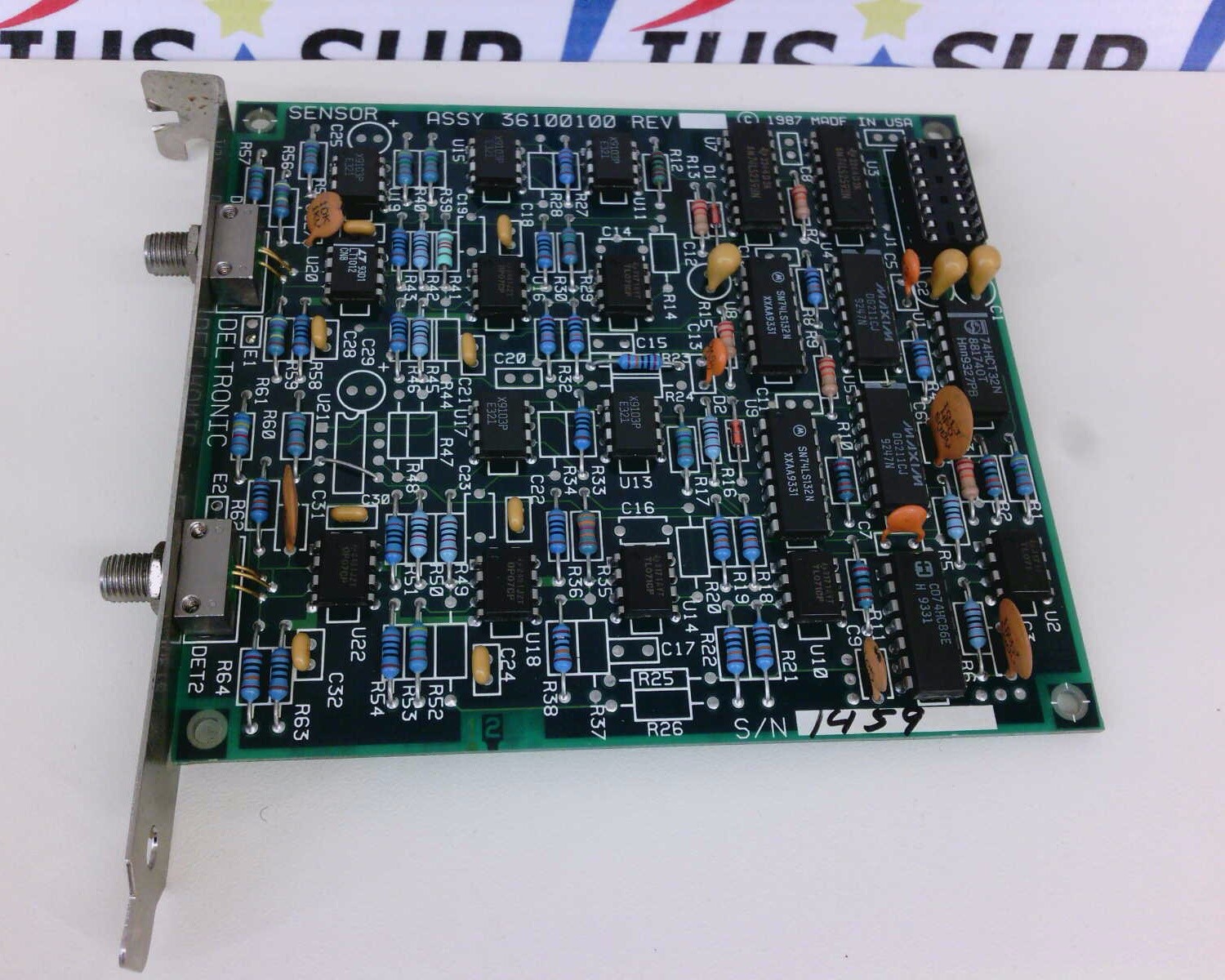 USSP Deltronic MPC-5 MPC5 36100100 Sensor Assembly Board PCB Card Display Lamp