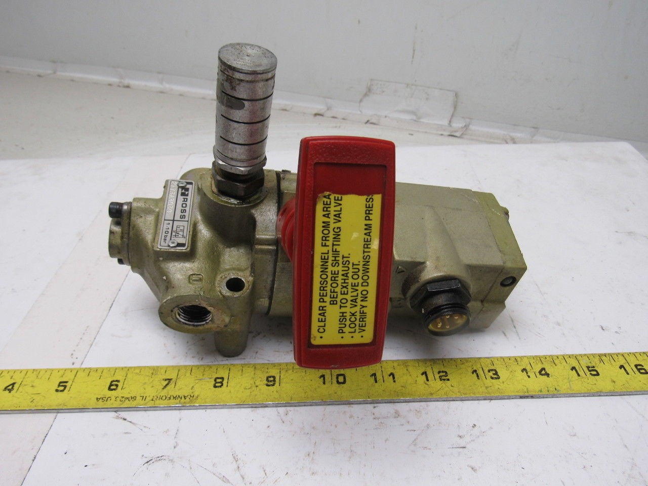Ross 2773A3939 2/2 Quick Exhaust Safety Shut Off Lock Out Valve 110V Coil