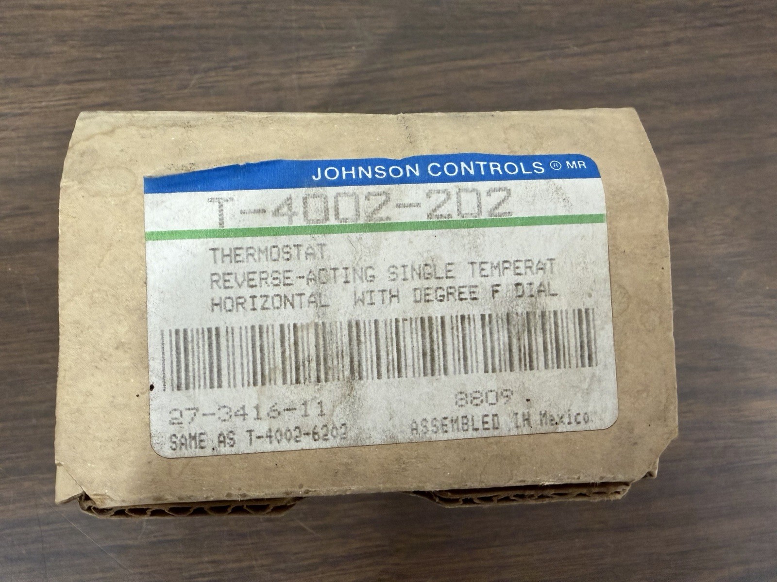 Johnson Controls T-4002-202 Thermostat New