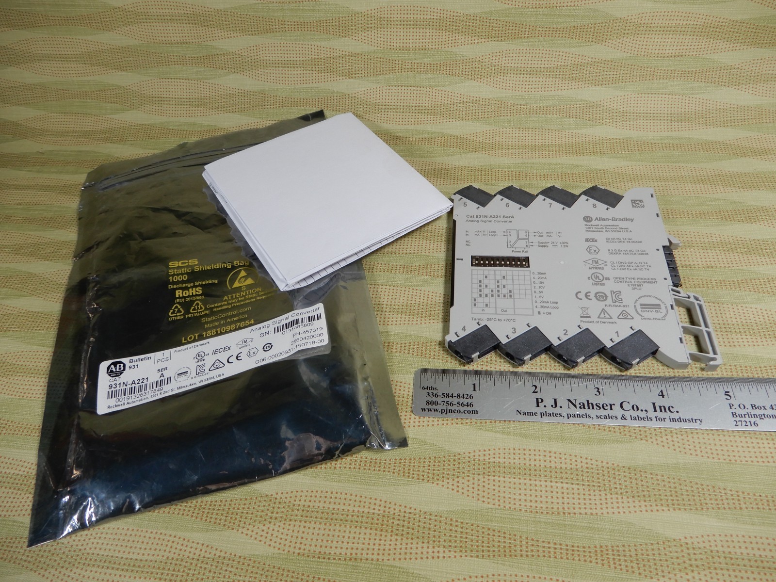 Allen-Bradley NOS 931N-A221 Analog Signal Converter BX