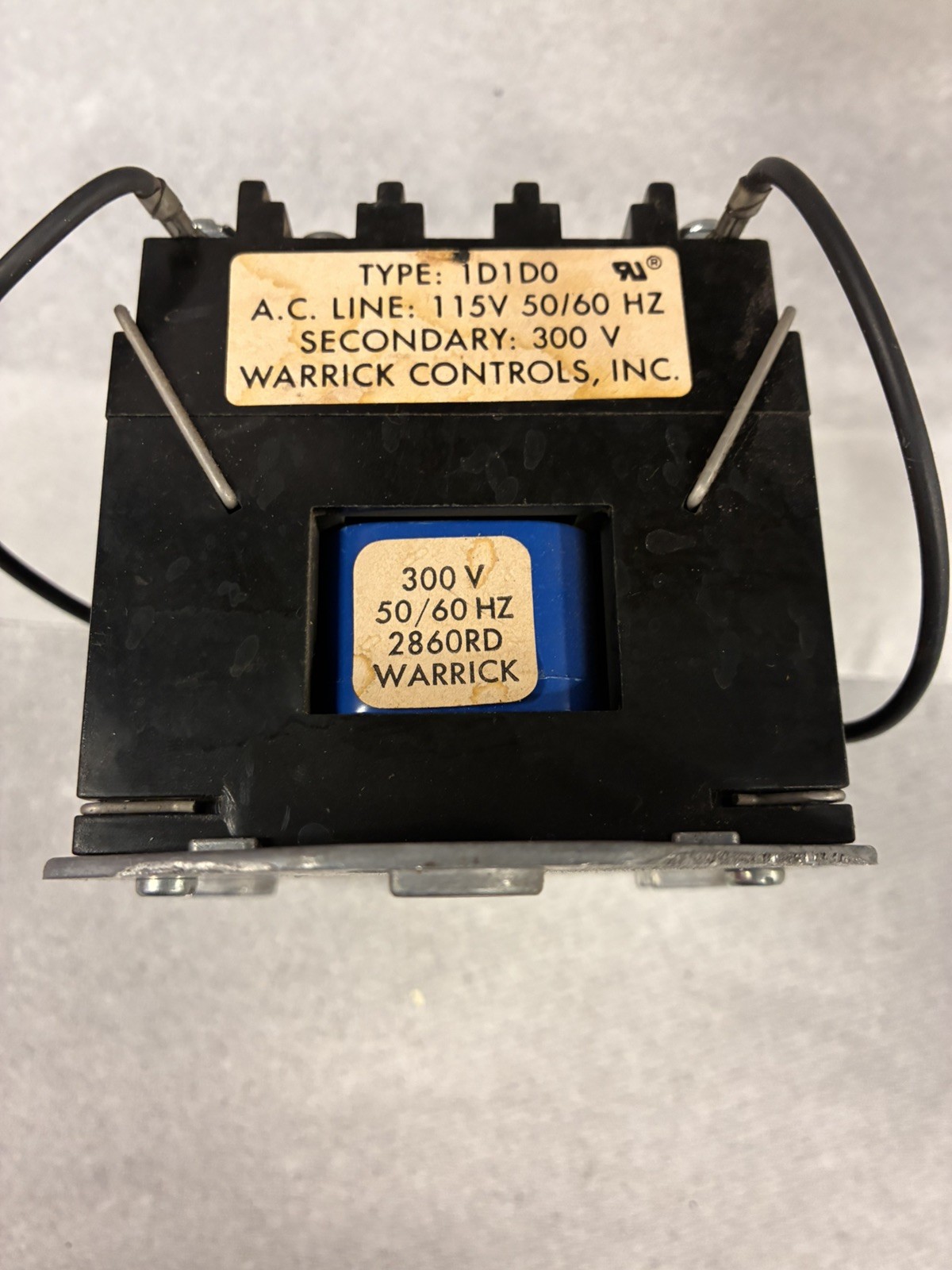 Warrick Controls 1D1D0 Control Relay 115V 50/60Hz Secondary 300V Level Control